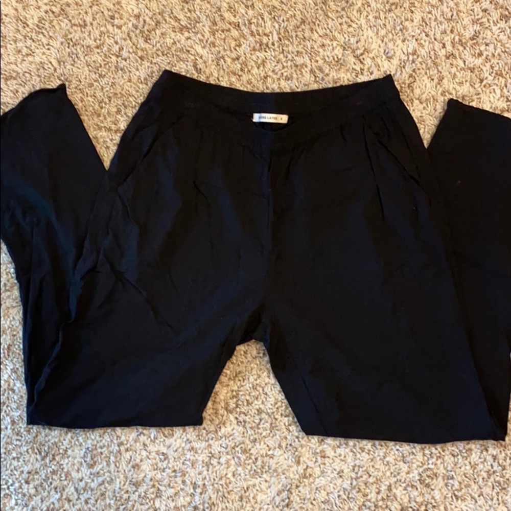 Marine Layer Black Skinny Pants - Picture 4 of 5